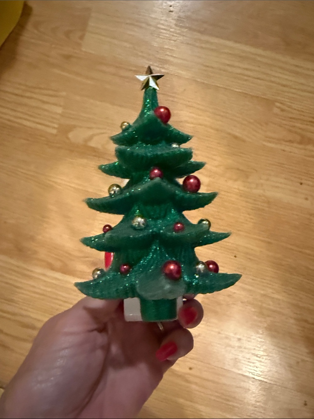 Bath & Bodyworks Wallflower Christmas Tree rubber with ornaments